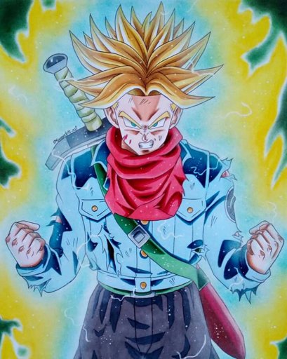 Dibujo De Trunks Ssj Rage Dibujos Y Anime Amino