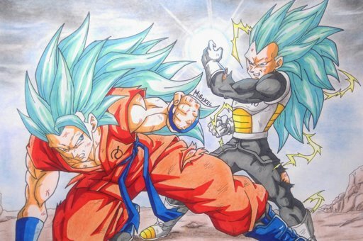 Goku y vegeta super sayayin blue fase 3 | DRAGON BALL ESPAÑOL Amino