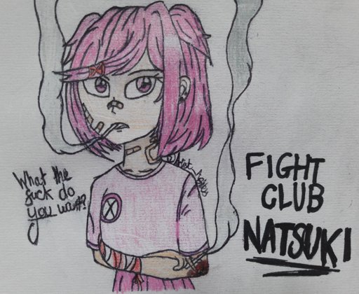 fight-club-natsuki-doodle-doki-doki-literature-club-amino