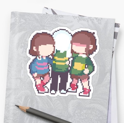 Frisk, Chara & Asriel | [Pixel Art] | Undertale Amino