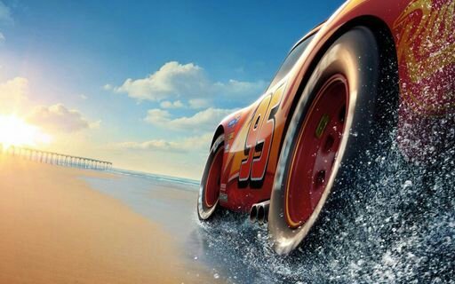 rayo mcqueen agua