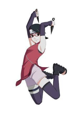 Sarada Dando Sarada Boruto Oficial Br Amino