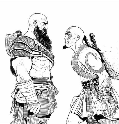 kratos coloring pages