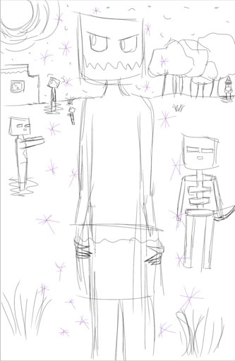 Dibujo De Un Enderman Minecraft Amino Crafters Amino