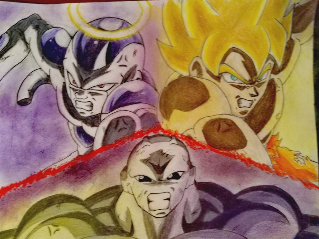 Goku Freezer vs jiren dibujo Olimpiadas DBA DRAGON BALL ESPAÑOL Amino