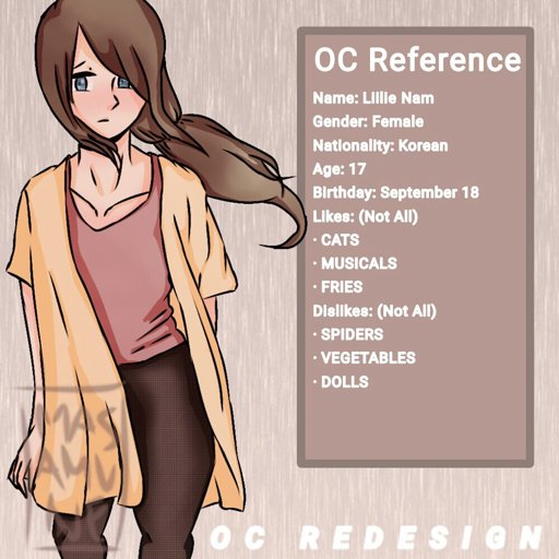  OC CHARACTER SHEET Arts And OCs Amino