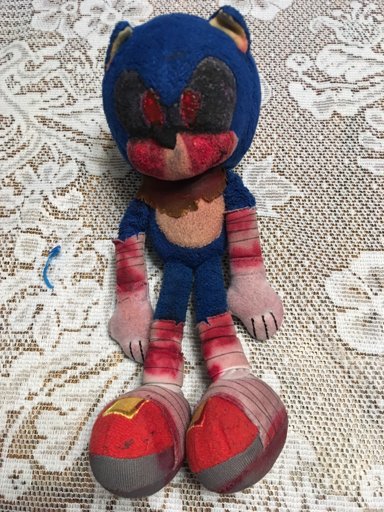 Featured image of post Sonic Exe Plush My custom made classic sonic exe great eastern entertainment plush toy with glowing eyes