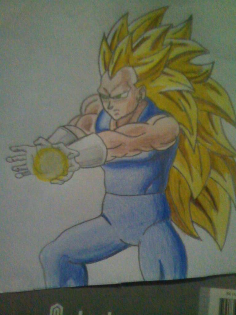 Dibujo De Vegeta Ssj 3 Reto Con WAL ART Arte Anime Amino Amino