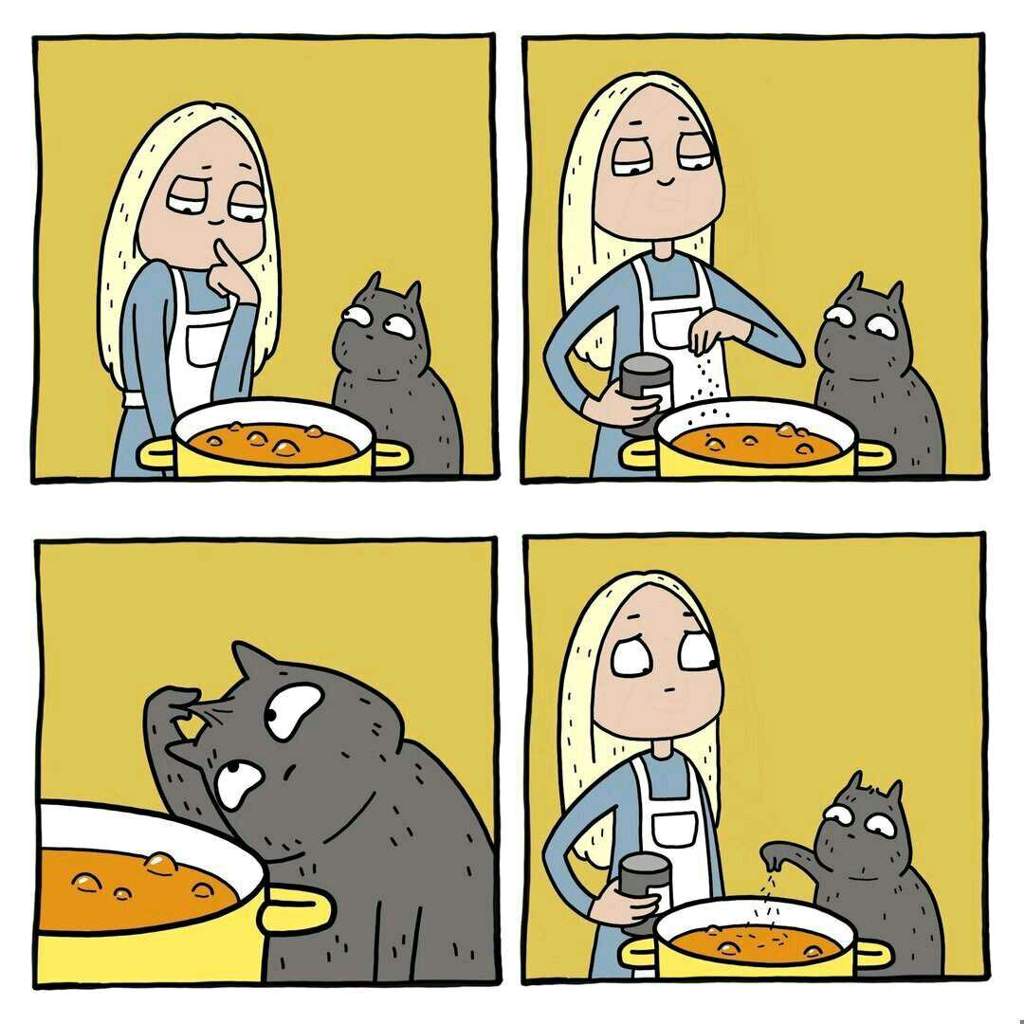 Смешные комиксы с котами