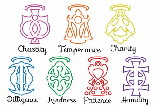 The Seven Heavenly Virtues Wiki Seven Deadly Sins Amino