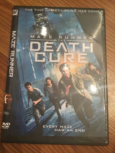 maze runner the death cure dvd