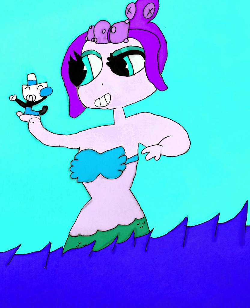 Mugman X Cala Maria This Took Me Forever Cuphead Official Amino