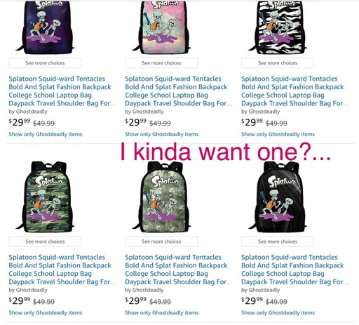 splatoon backpack amazon