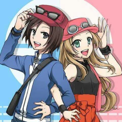 pokemon x and y calem x serena