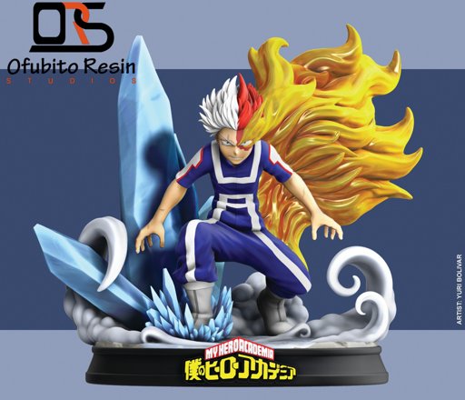 boku no hero statue