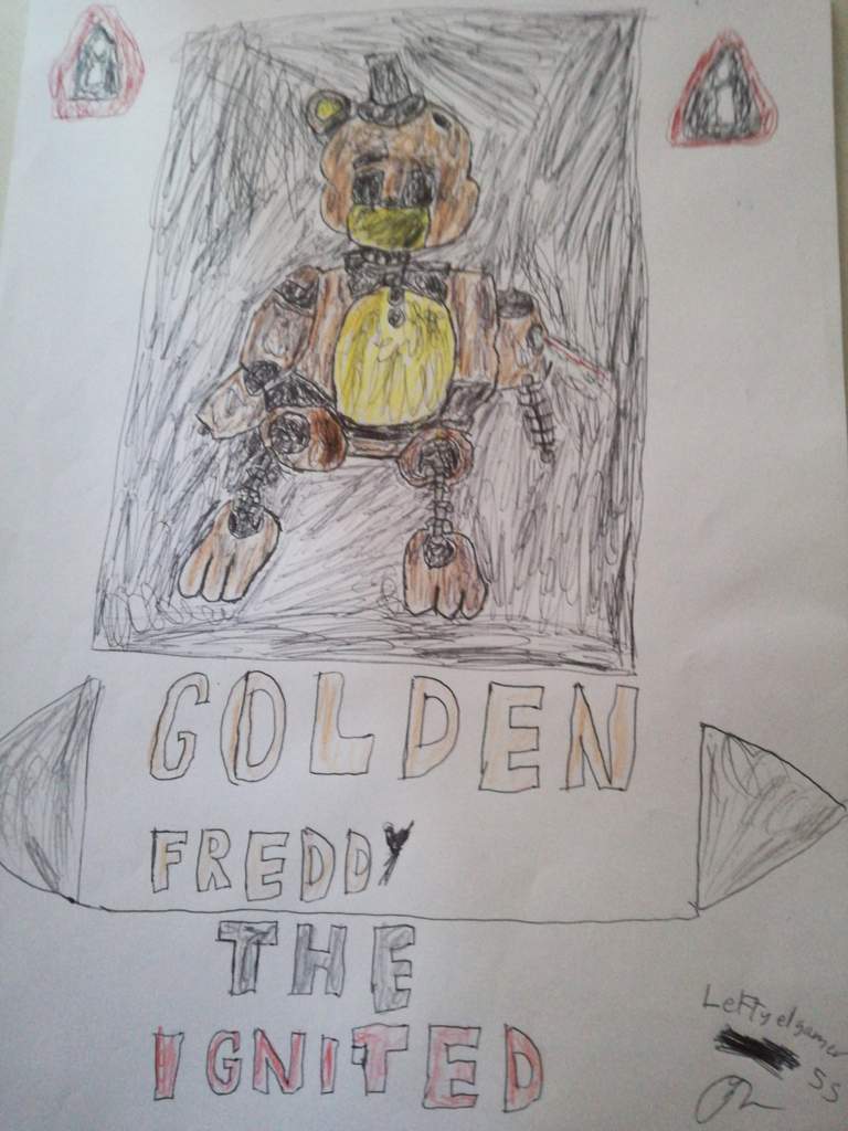 Ignited Golden Freddy FNaF Amino Español Amino