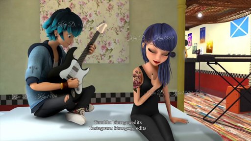 Luka meets Punk Marinette (By Kim1509) | Miraculous Amino