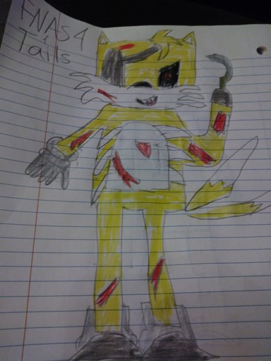 My Fnas 4 Tails Drawing 