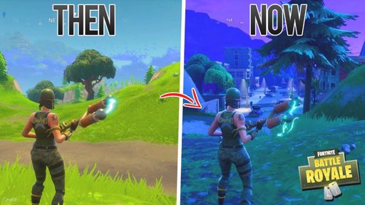 Fortnite Graphics Before And After Fortnite Then Vs Now They Will Do An Update And I Think Its The Graphics Fortnite Battle Royale Armory Amino