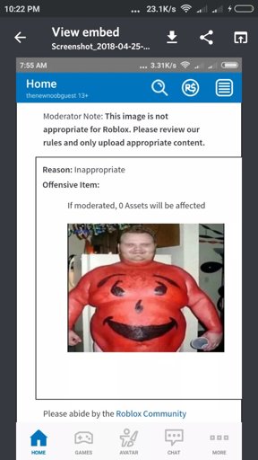 My New Game Icon Got Banned 2 Roblox Amino