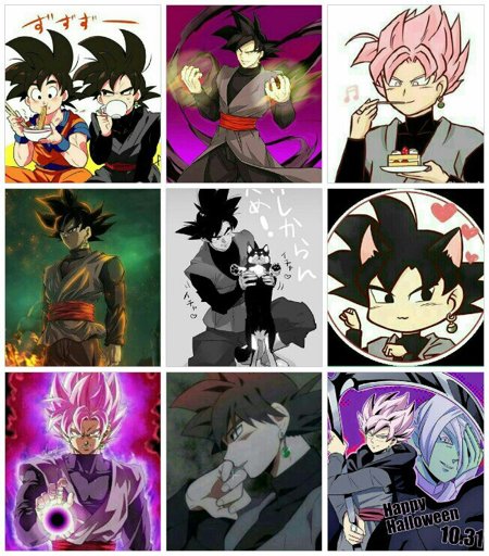 Otro Collage De Goku Black Dragon Ball Espa Ol Amino