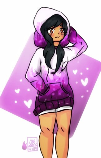 aphmau purple hoodie