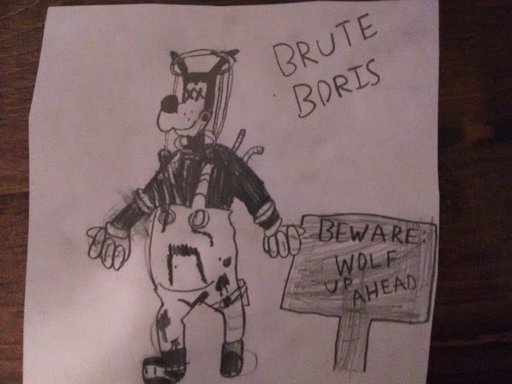 My drawing of Brute Boris | Bendy and the Ink Machine Amino