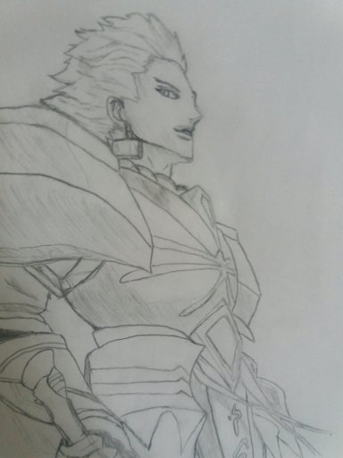 Meu Desenho Do Gilgamesh Anime Whatever Amino