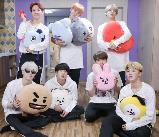 los peluches de bt21