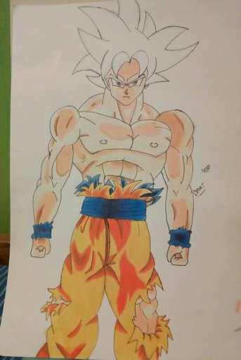 Goku Ultra Instinto Perfeccionado V •arte Amino• Amino 5219