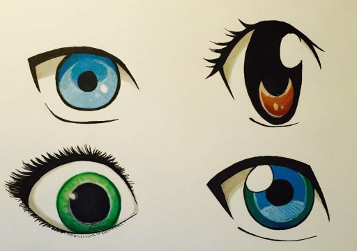 Cute anime eyes female