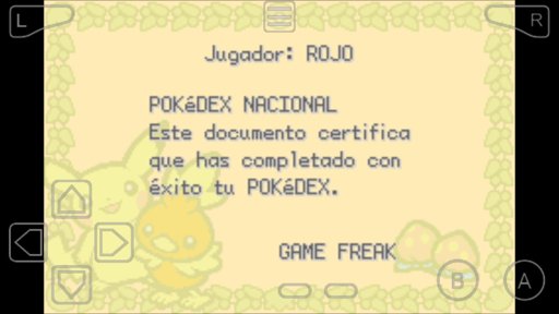 Hoy e logra completar la Pokédex nacional Pokémon rojo fuego