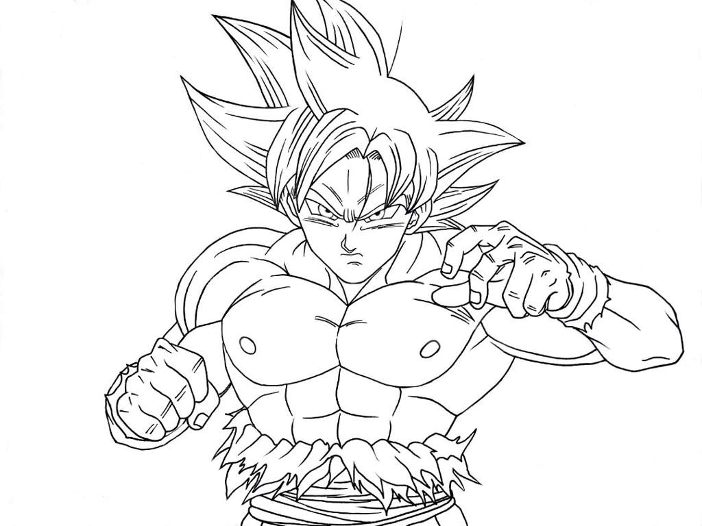 View 33 Imagen De Goku Ultra Instinto Dominado Para Colorear Reverasite