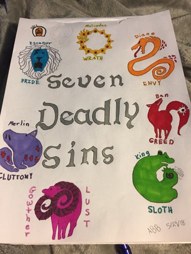 Seven Deadly Sins Tattoo Art | Seven Deadly Sins Amino