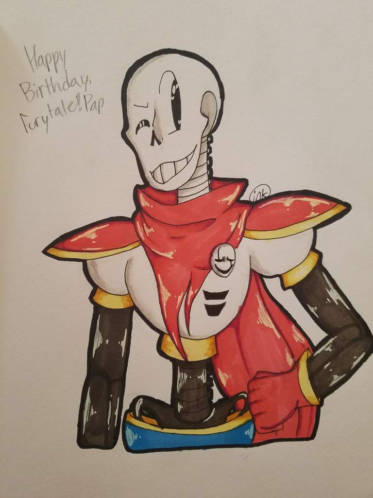 inkysans here! and with a little birthday art!