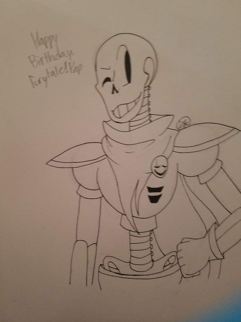 happy birthday, furytale!papyrus