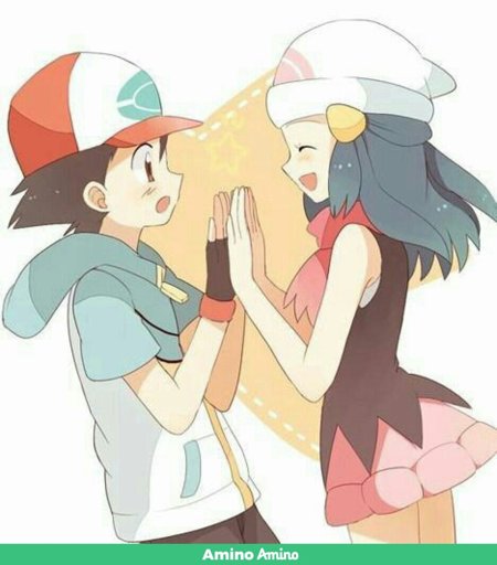 Similarities ðŸ”·Prior to getting their starter PokÃ©mon, Ash and Dawn have bo...