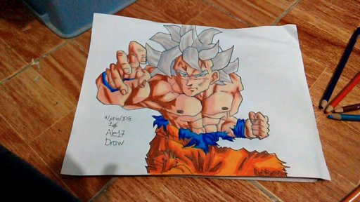 Speed Drawing Gokú Ultra Instinto Dragon Ball Super Dibujarte Amino 