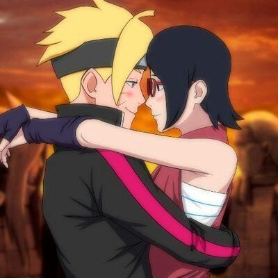 Lots Of Boruto X Sarada Kisses And Hugs Practicing On Expressions