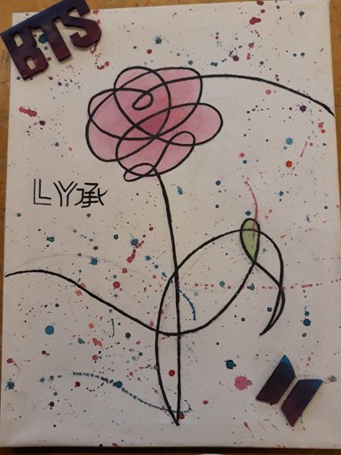 Bts love yourself painting DIY | ARMY's Amino