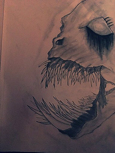 Scary Monster Drawing