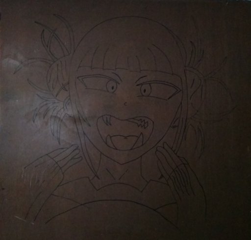 Un Peque O Dibujo En La Puerta Del Cuarto U U Anime Amino