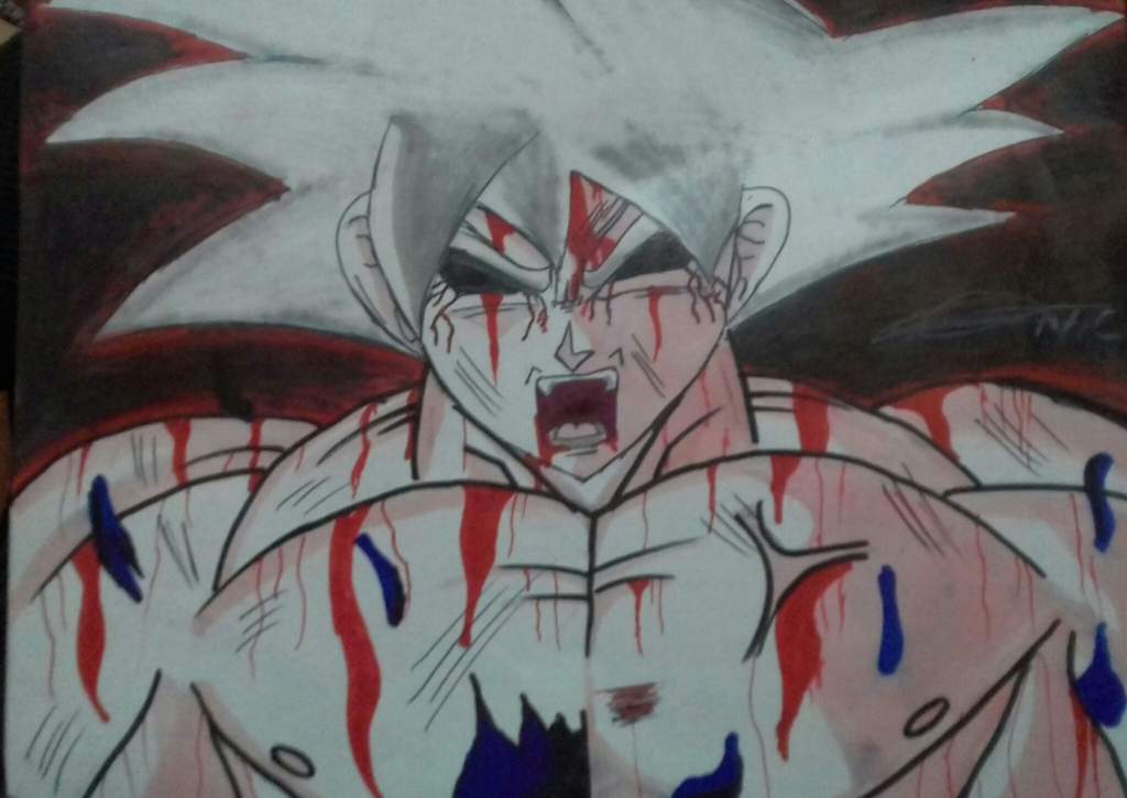 Goku Ultra Instinto Creepypasta Arte Amino Amino