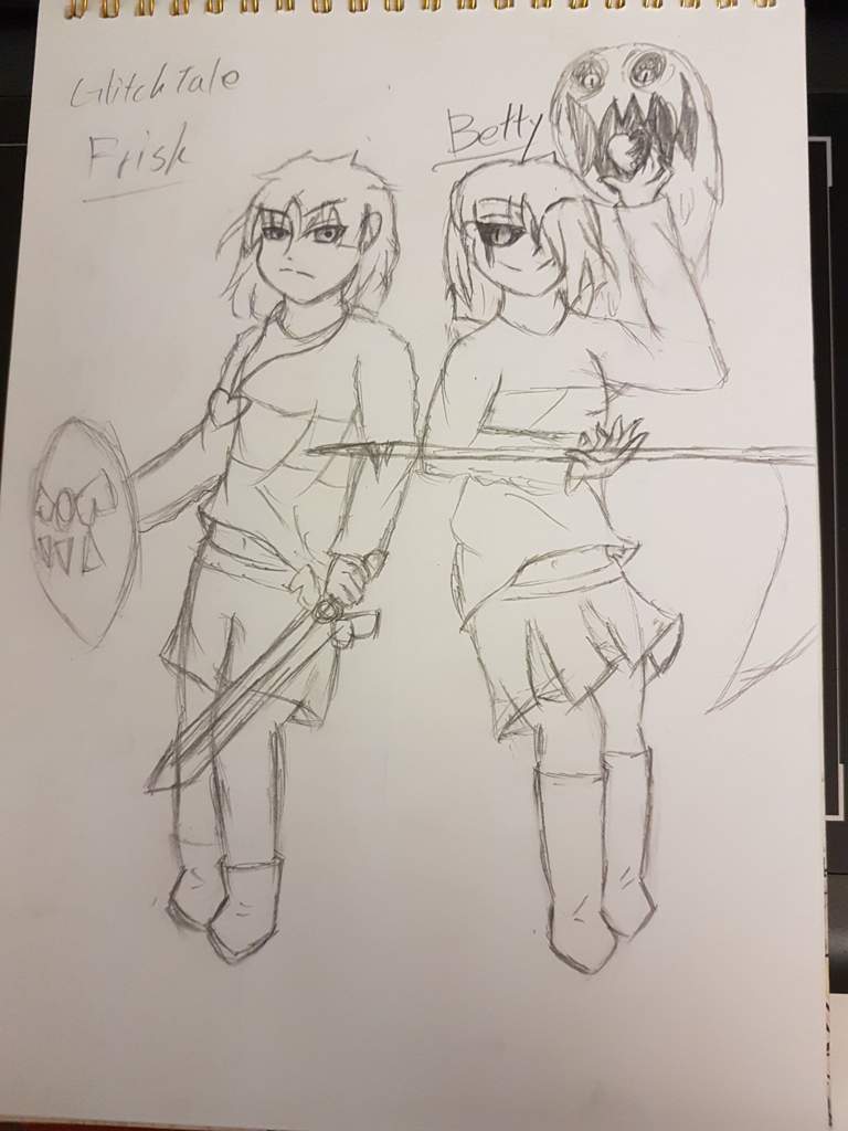 frisk vs betty! 画风大转变!