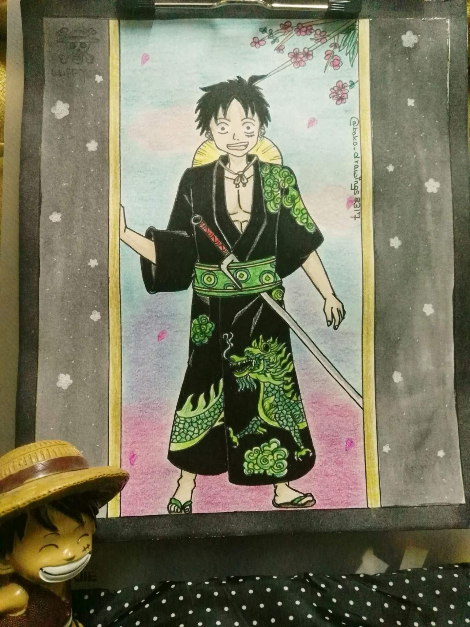 luffy in a kimono