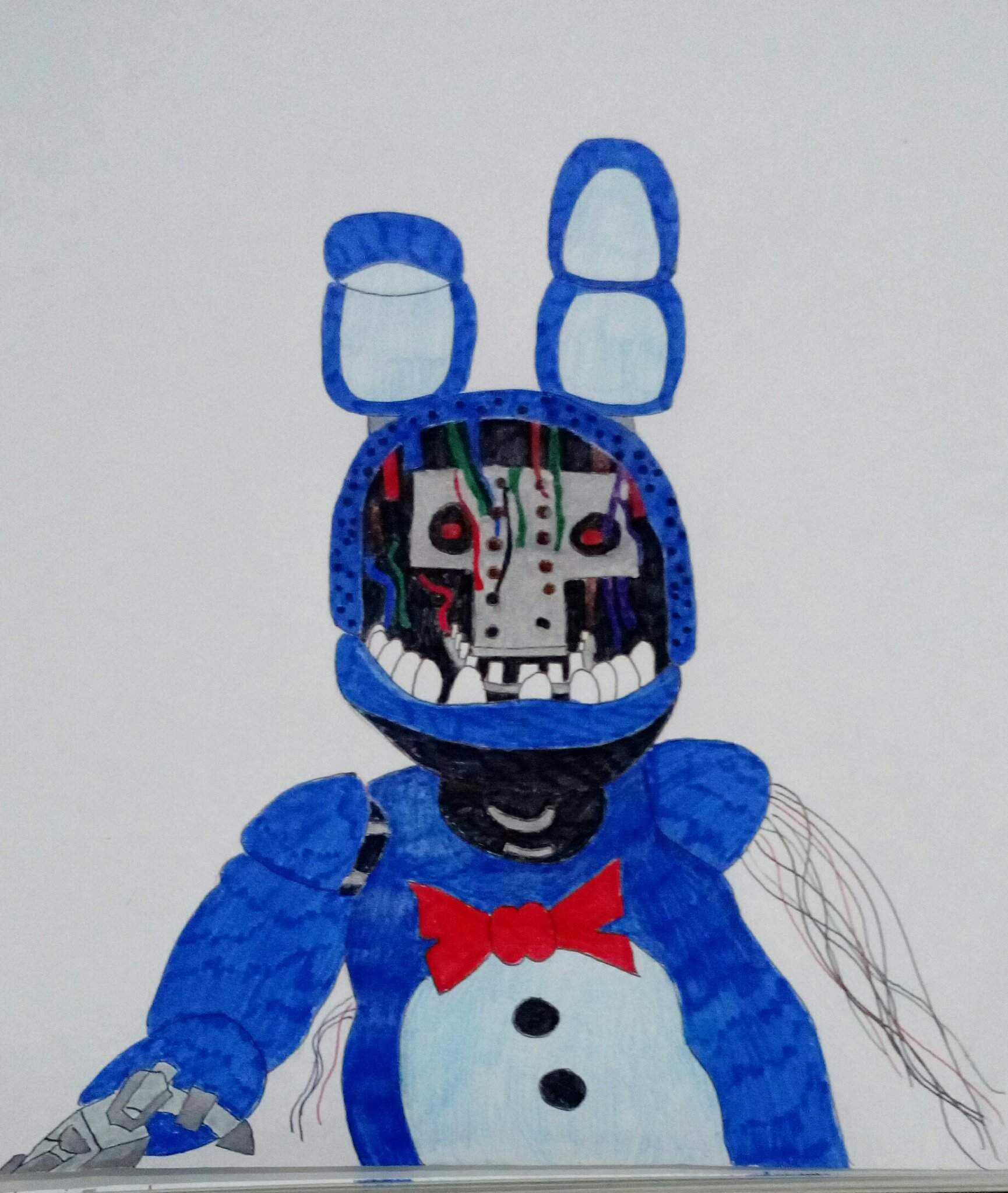 Nuevo Dibujo Hecho Withered Bonnie Fnaf Amino Espa Ol Amino