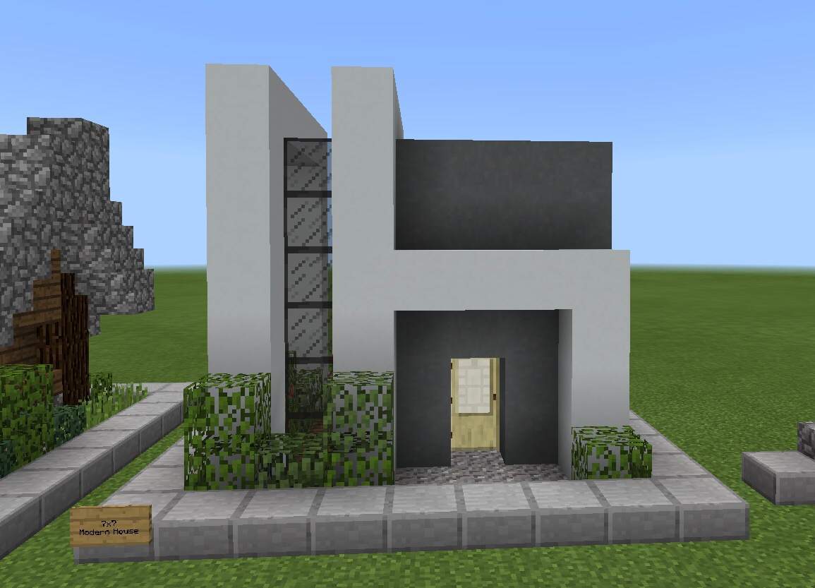 Featured image of post Modern Minecraft House White Concrete If you want a white wall then use quartz