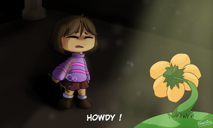 flowertale剧情,flowerfell剧情 a talking flower ? | undertale amino