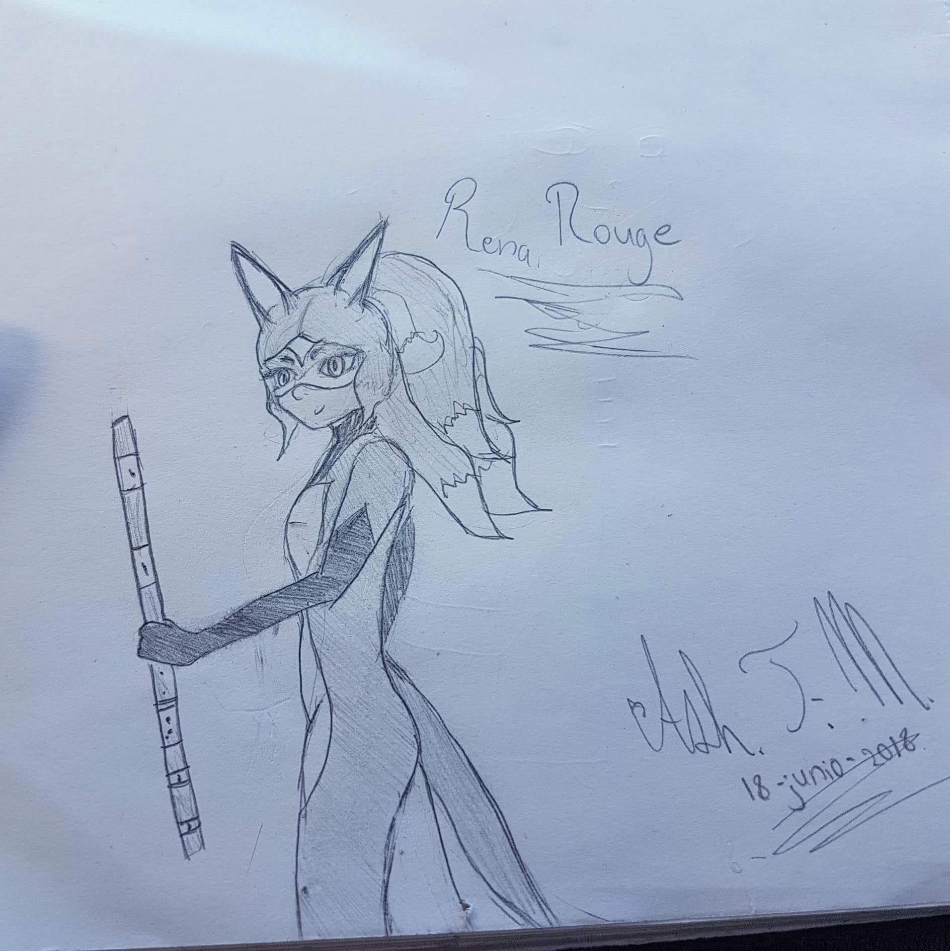 Dibujo de Rena Rouge Miraculous Ladybug En Español Amino