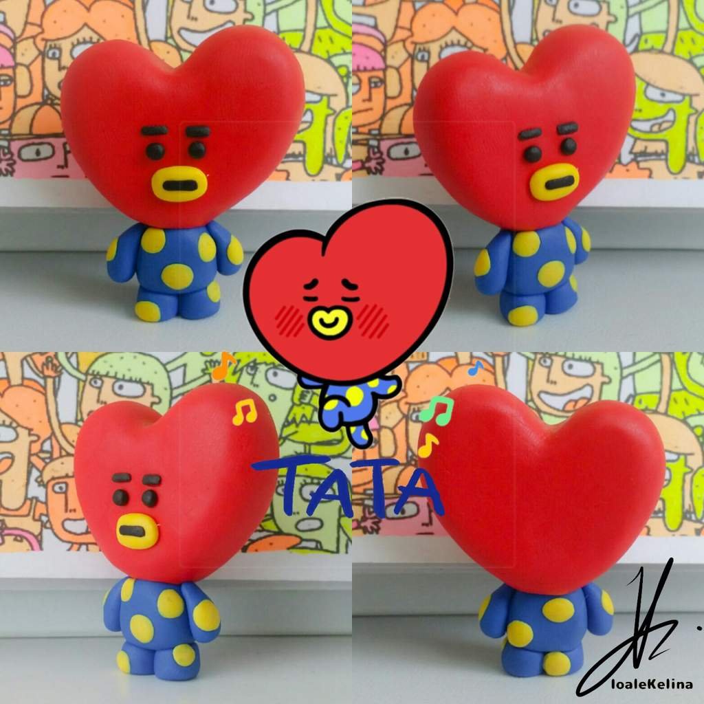 bts clay figures